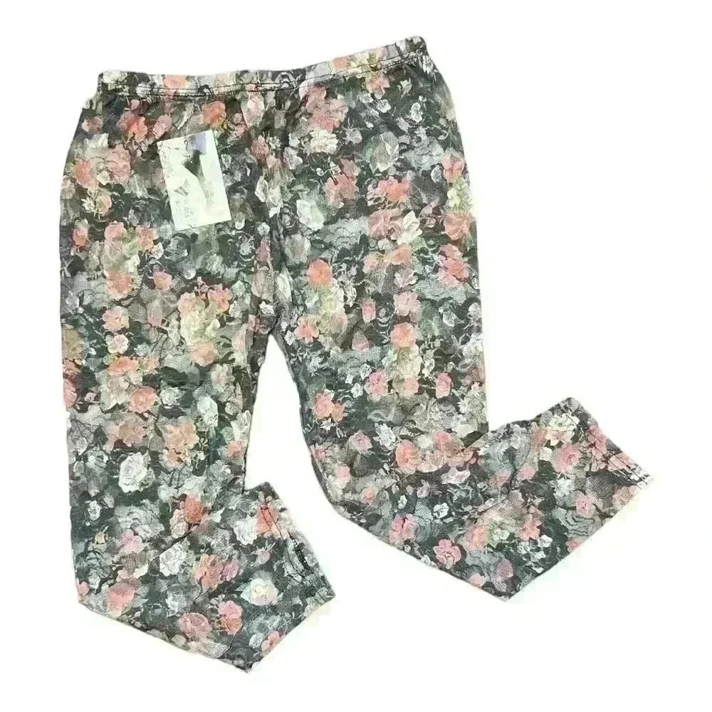 Sheer floral lacy leggings bundle